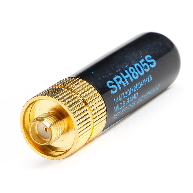 SRH805S Kim Cương Ăng Ten SMA F Nữ Kép Cho Bộ Đàm Baofeng GT 3 UV 5R Chiếc BF 888 Đàm Đài Phát Thanh QX2B SRH 805 Trên Không Tăng Cường Tín Hiệu