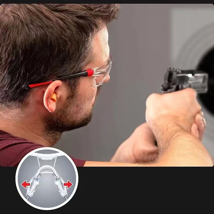 48-73-2005A Óculos de segurança transparentes antiembaçante lente resistente a arranhões máximo conforto óculos de segurança acessórios de ferramentas