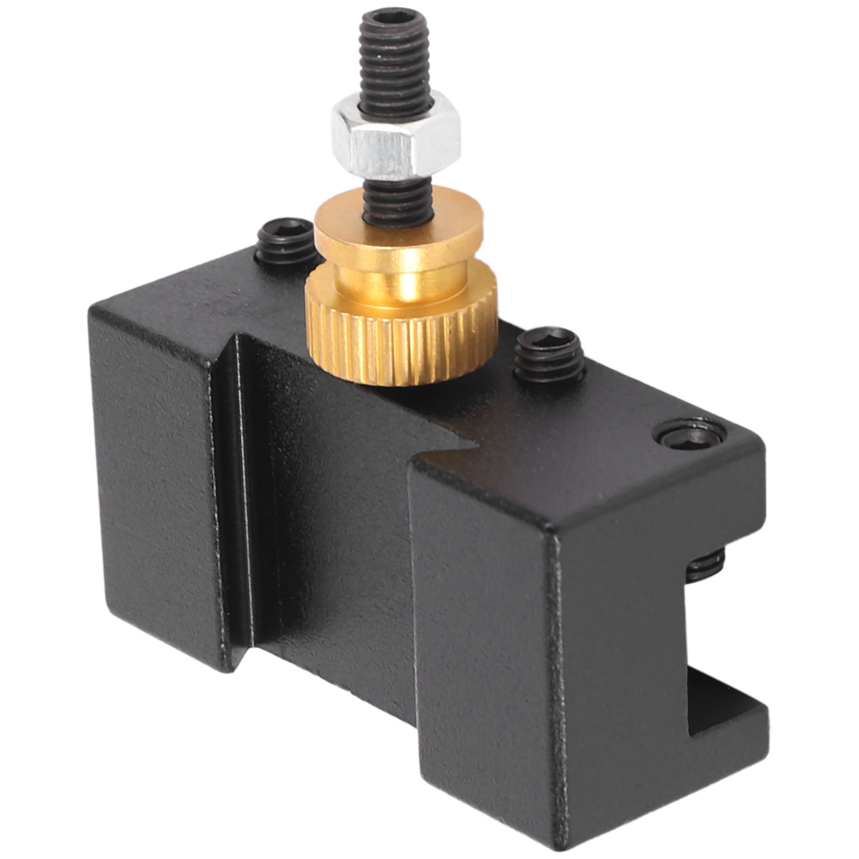 Aa91 3 peças mini torno ferramentas de troca rápida kit de suporte de poste (1/4-1/2 tamanhos), conjunto de suporte de perfuração/torneamento/revestimento cnc