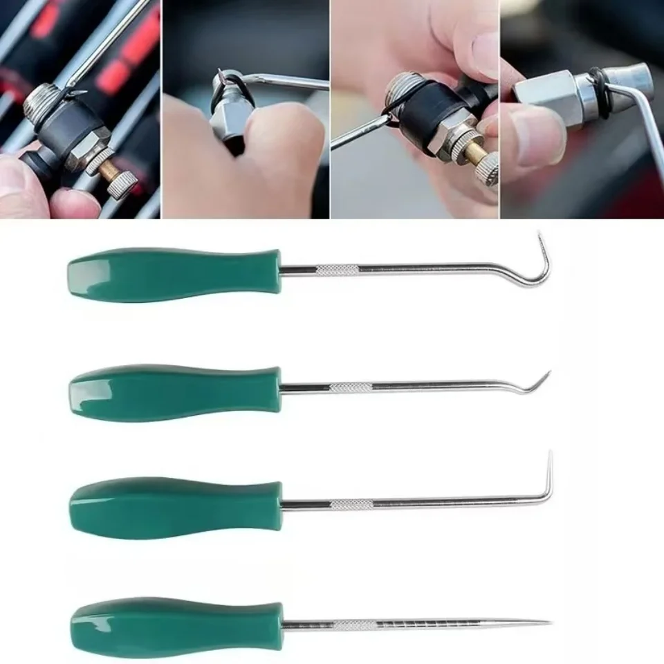 Juego de destornilladores con sello de aceite para coche, ganchos de selección para garaje, fontaneros generales, taller mecánico, herramientas para coche, 135mm, 4 Uds.