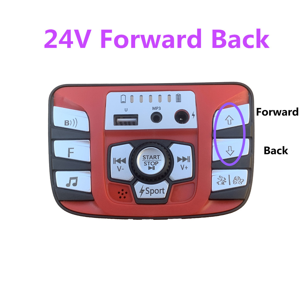 12V 24V 301 302 303 JR1927M 2.4G Bluetooth Đa Năng Trung Bảng Điều Khiển Dành Cho Trẻ Em Chạy Đi Xe Trên xe Ô Tô Các Bộ Phận Thay Thế
