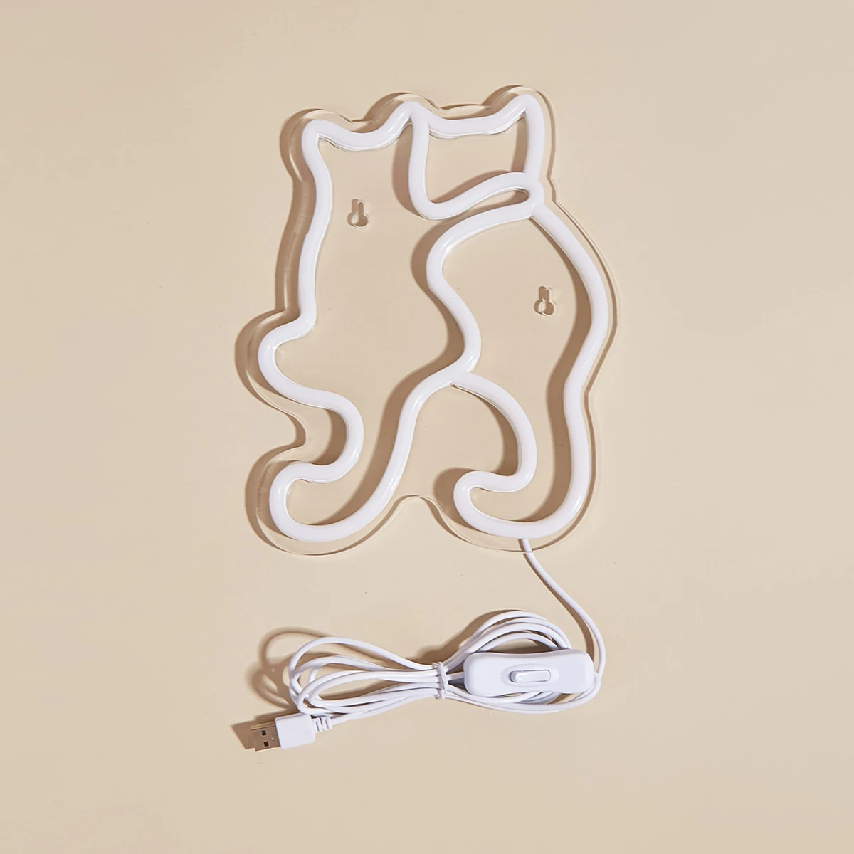 Chi-Buy ปากการูปหัวใจไฟ LED สำหรับแมว, ปากการูปหัวใจไฟสำหรับยามค่ำคืนแบบ USB สัญญาณไฟตกแต่งห้องนั่งเล่นสำหรับศิลปะบนผนังและห้องเล่นเกมห้องนอน