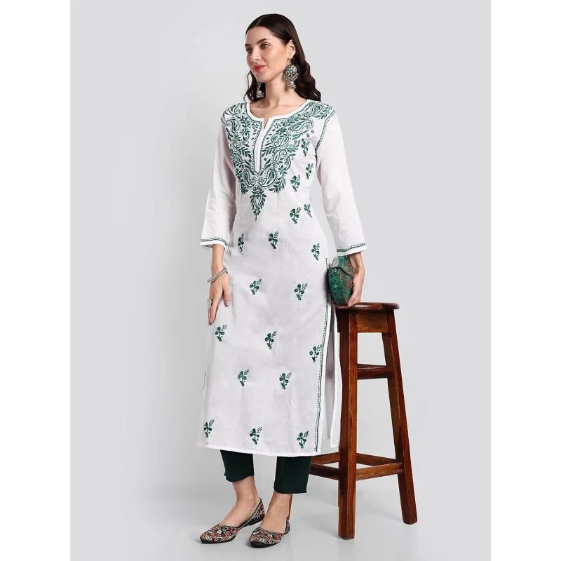 Kleid Damen Freizeitkleid Langarm Gerade Lässig Ethnische Blume Mandarin V-Ausschnitt Rund Normale Größe 3D-Design Geeignet
