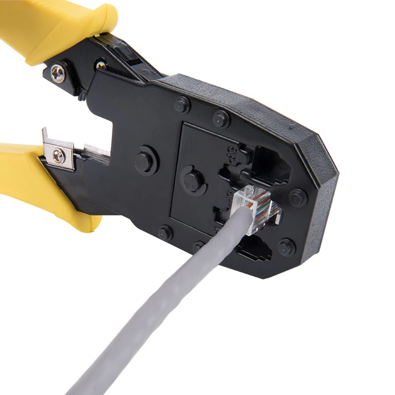 Сетевой Многофункциональный модульный обжимной инструмент для RJ11 RJ12 RJ45 4P2C 4P4C 6P4C 6P6C 8P8C Модульные вилки включая. Резак для зачистки