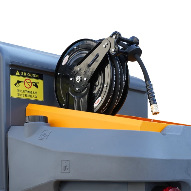 Barredora de suelo industrial comercial, barredora de suelo de carretera eléctrica, máquina de limpieza para calle