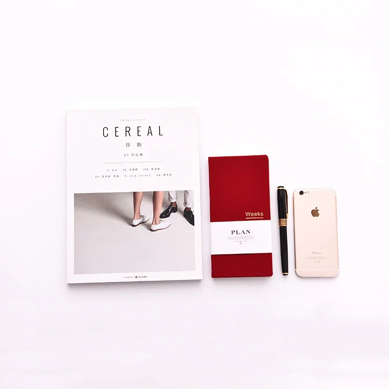 New Week Planner Notebook Self-filling Creative Simple Daily Weekly Plan Timeline Cloth Book Schedule Book Portable Notebook