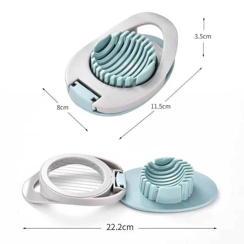 1PC Multipurpose Stainless Steel Wire Egg Slicer,Egg Slicer For Hard Boiled Eggs, Aluminium Egg Cutter , Fruit Garnish Slicer