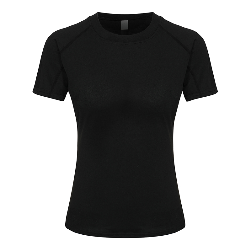 Compressieshirt voor dames, atletisch yoga-hardloop-T-shirt met korte mouwen, zomer, gym, training, sneldrogend, rekbare tees, tops, basislaag