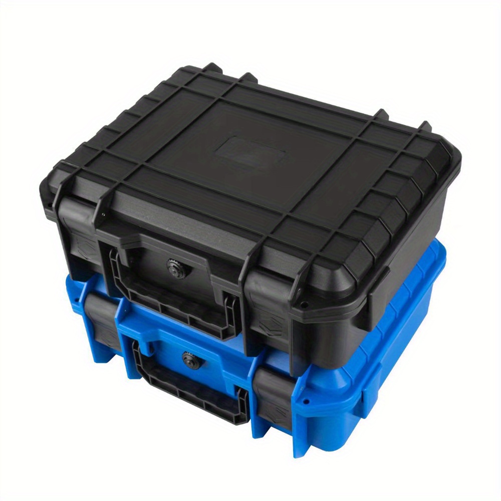 1pc Wasserdichte Harte Tragetasche Tasche Werkzeug Fall Mit Vorgeschnittenen Schwamm Lagerung Box Sicherheit Schutz Organizer Hardware Toolbox auswirkungen