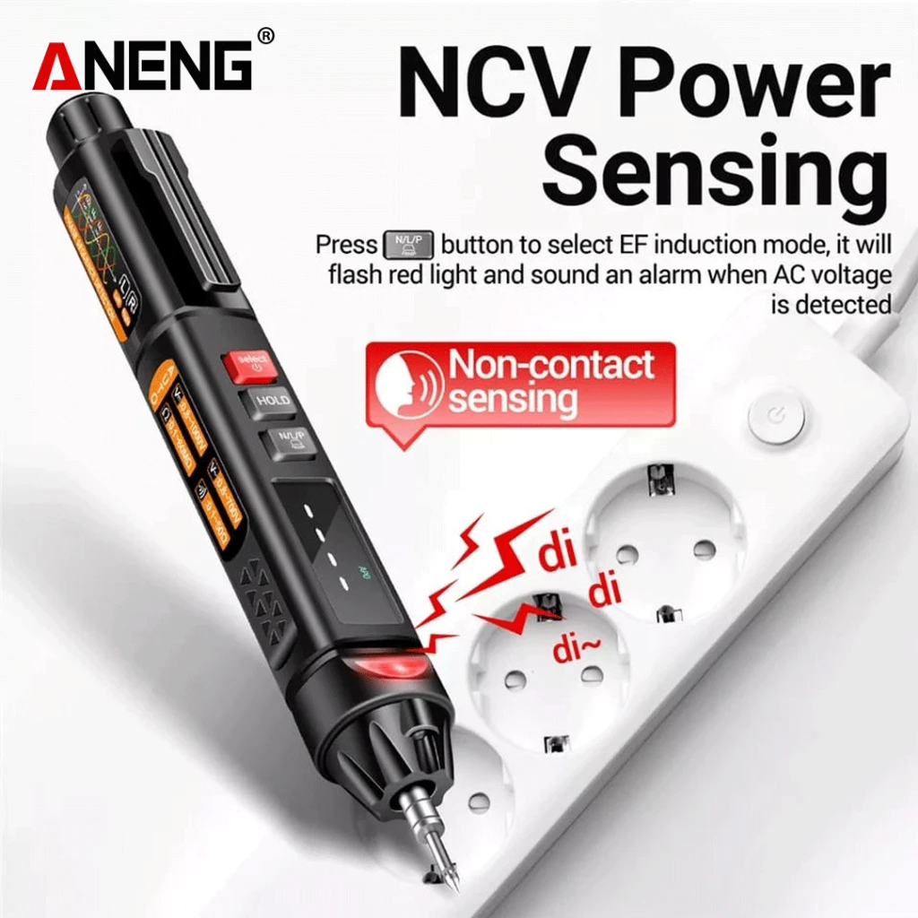ANENG A3009 Pro ประเภทปากกามัลติมิเตอร์อัจฉริยะ Voice Broadcast ปากกาเครื่องทดสอบ Multimetro ดิจิตอล DC AC แรงดันไฟฟ้าสายเครื่องมือทดสอบ
