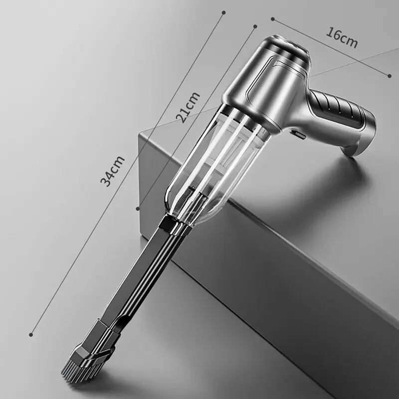 120W sem fio Mini aspirador de pó portátil com motor sem escova aspirador de pó para veículos úmidos e secos