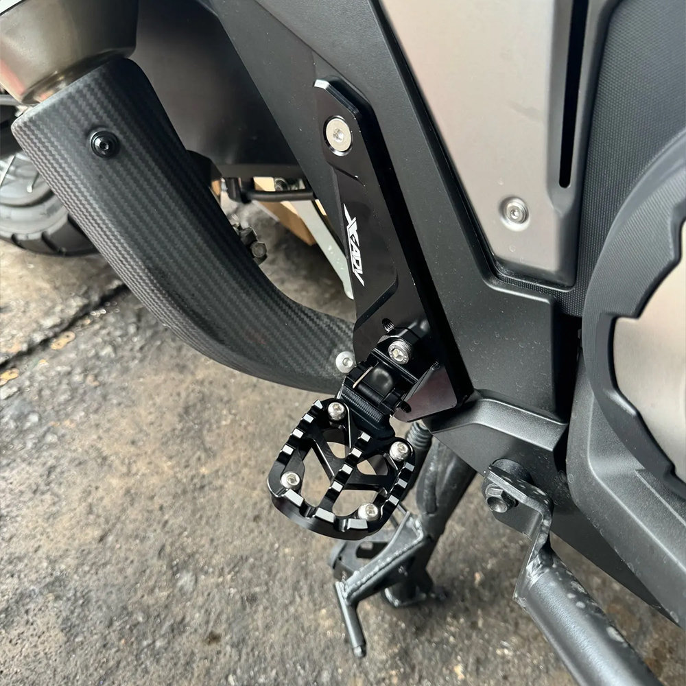 2023 X-ADV オートバイ CNC リアペダルフットスタンド折りたたみフットレスト助手席フットペグホンダ XADV 750 XADV750 2021 2022 2023