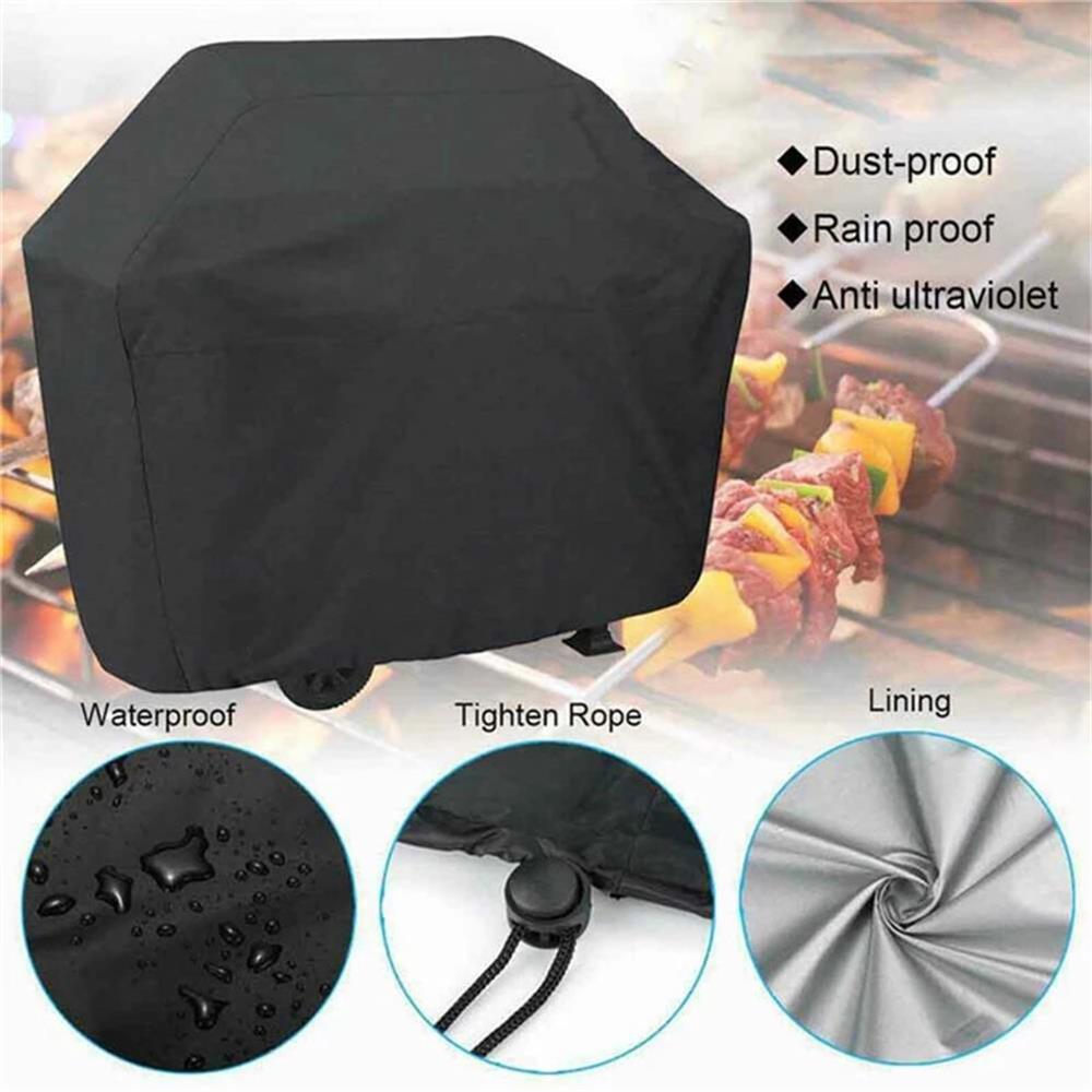 ฝาครอบบาร์บีคิวฝุ่นกลางแจ้งกันน้ํา Weber Heavy Duty Grill Rain ป้องกันบาร์บีคิวกลางแจ้งรอบ