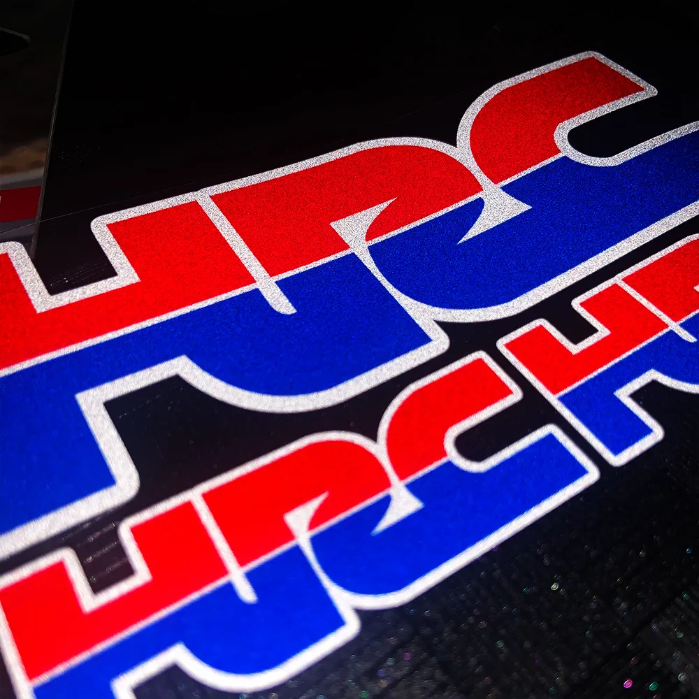 Juego de pegatinas reflectantes de edición limitada para coche, calcomanías para motocicleta, pegatinas para tanque para casco Honda HRC CBR, pegatinas de cubierta de Gas