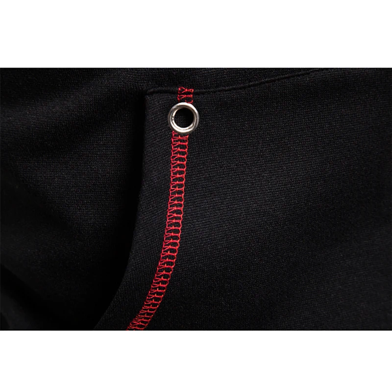 Chándal para hombre, traje informal para correr, conjunto para exteriores, sudaderas con capucha con cremallera + pantalón de chándal negro, 2 uds., moda de primavera 2023, ropa nueva S-4XL