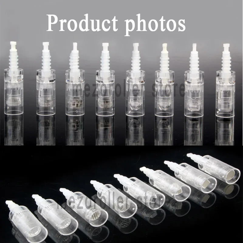 100/50/10ชิ้นตลับ derma pen สำหรับ dr。pen M7 M5 E30 N2เข็ม A10 1 3 5 7 9 12 24 36 42 PIN NANO Mesotherapy MTS สัก