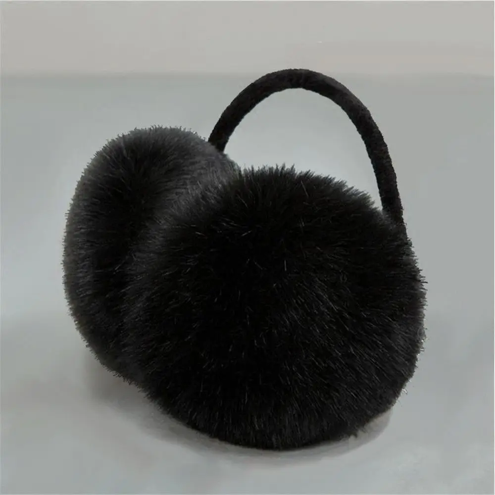 Orejeras suaves y cómodas para mujer, orejeras cálidas de felpa de Color sólido, a la moda, para Otoño e Invierno