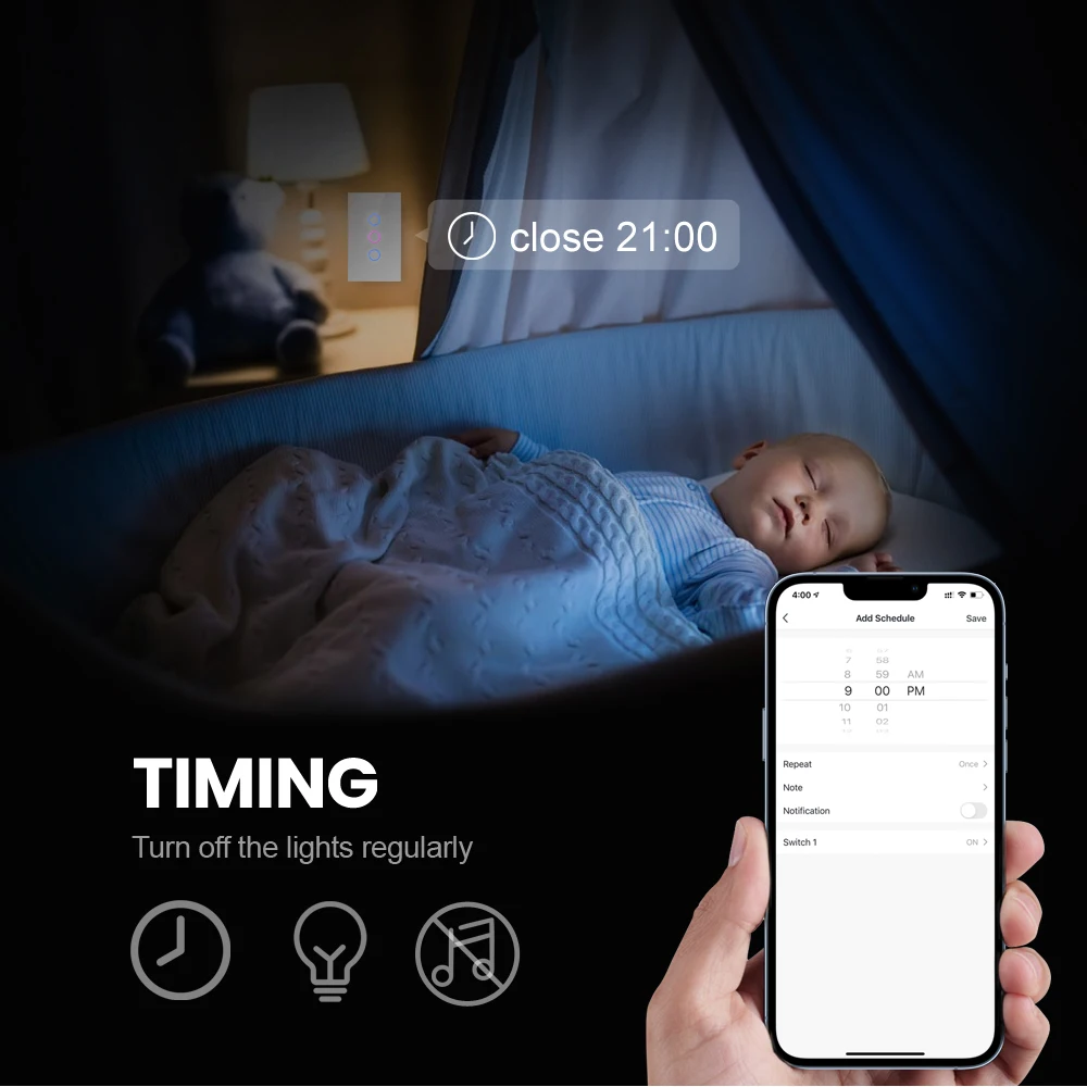 AVATTO Tuya ZigBee สวิตช์ไฟสมาร์ท REMOTE Voice Control Wall 1/2/3/4 GANG Touch Sensor SWITCH ทํางานร่วมกับ Alexa,Google Home