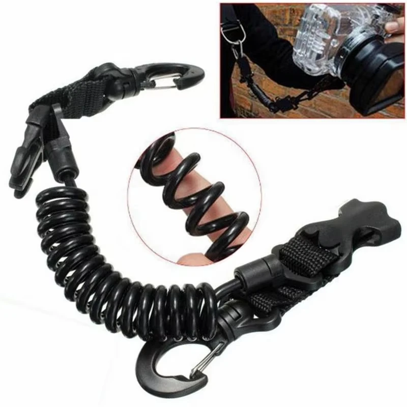 Cordón de cámara para canoa, cuerda anticaída para buceo, alta calidad, Clips de hebilla de liberación rápida, accesorio para deportes de natación y kayak