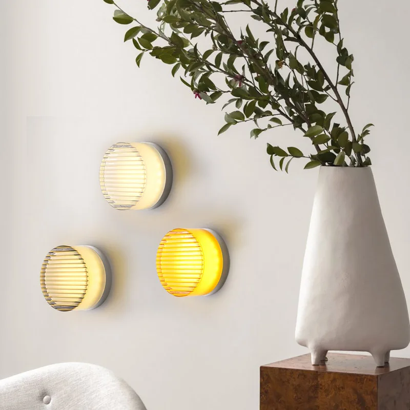 Nordic led lâmpada de parede para o quarto cabeceira entrada corredor atmosfera interior lâmpada parede fundo decoração lâmpada do teto