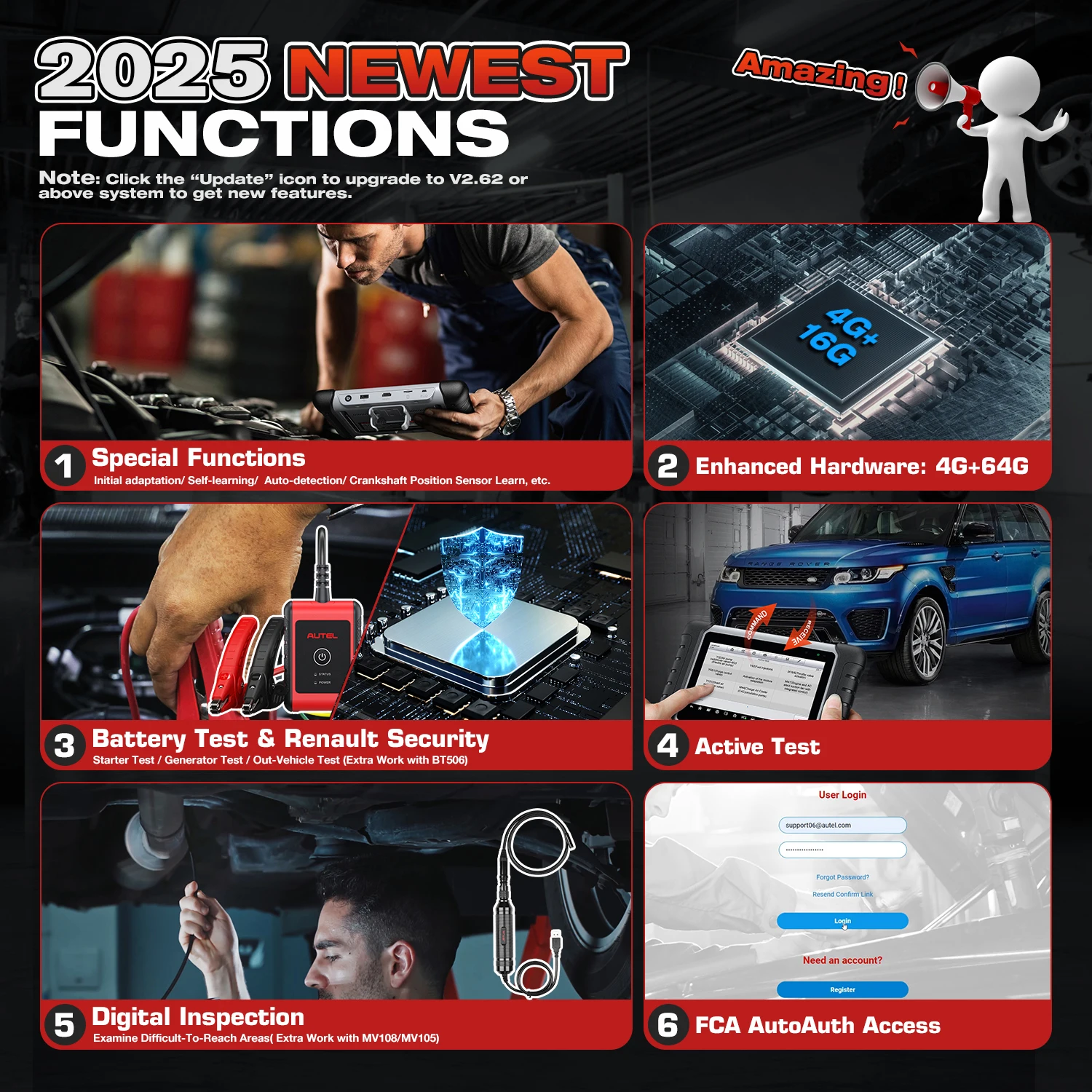 Autel MaxiCOM MK808BT PRO outils de Diagnostic automobile Bluetooth OBD2 Scanner lecteur de Code outil de Diagnostic PK MK808KBT MK808S