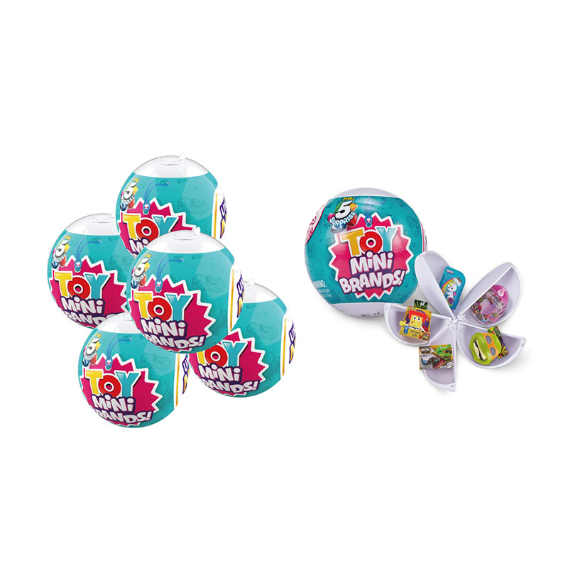 5 Surprise Mini Brands Serie 1, von ZURU Mystery, echtes Miniatur-Sammelspielzeug, Kapsel, Anime-Figur, Spielzeug, Geburtstagsüberraschungsgeschenk