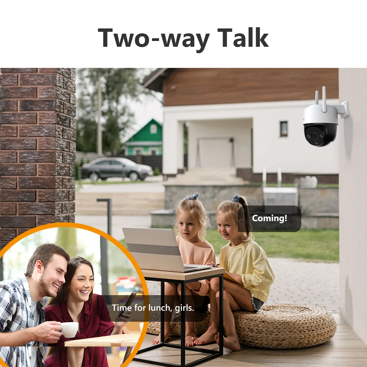 IMOU Cell 3C 3MP cámara de seguridad alimentada por batería cámara inalámbrica WIFI para exteriores cámara de vigilancia de conversación bidireccional IP66 resistente a la intemperie