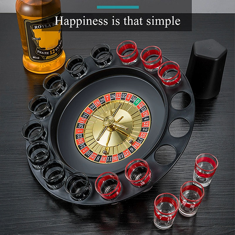 Montessori ของเล่นแหวน Toss ดื่มเกมรัสเซีย Turntable Shot Glass เกมของเล่นแหวน Toss Hooks Fast-paced Interactive เกม