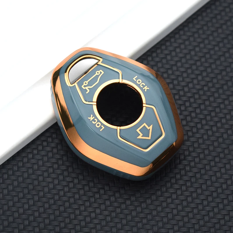 TPU Shell Fob for BMW X5 E53 X3 F83 E46 E39 E38 E60 E63 E61 E64 Series 3 5 7 330i Z3 Z4 E85 E86 M5 325i Car Key Cover Case Cover