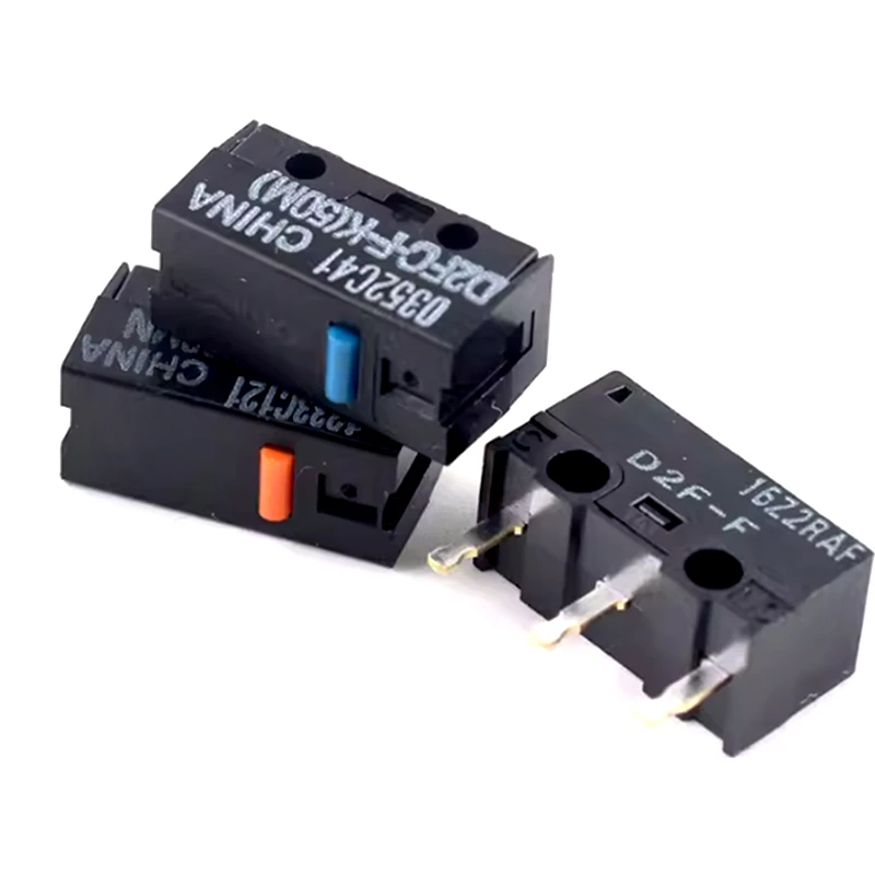 Microinterruptor de botón de ratón D2F D2FC, D2F-01, D2F-F, D2F-01F-T, 50M, D2FC-F-K, 10M, 20M, D2FC-F (50M), lote de 5-10 Uds.