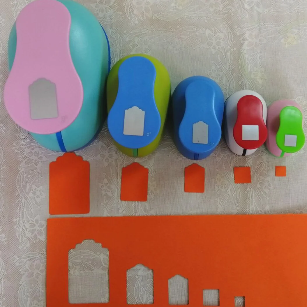 Kawaii Sinh Viên Bấm Lỗ TỰ LÀM Thủ Công Cắt Thẻ Nghề In Puncher 2 Thẻ Hình Puncher 2 inch 4-5cm Kích thước cắt