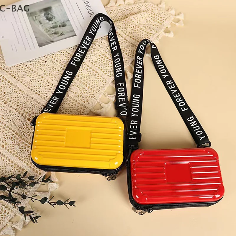 Mini Koffer Form Tasche Mode Gepäck Tasche Handtasche Schulter Tasche Wasserdichte Tasche Hard Shell Box Koffer Geldbörse Clutch Tasche