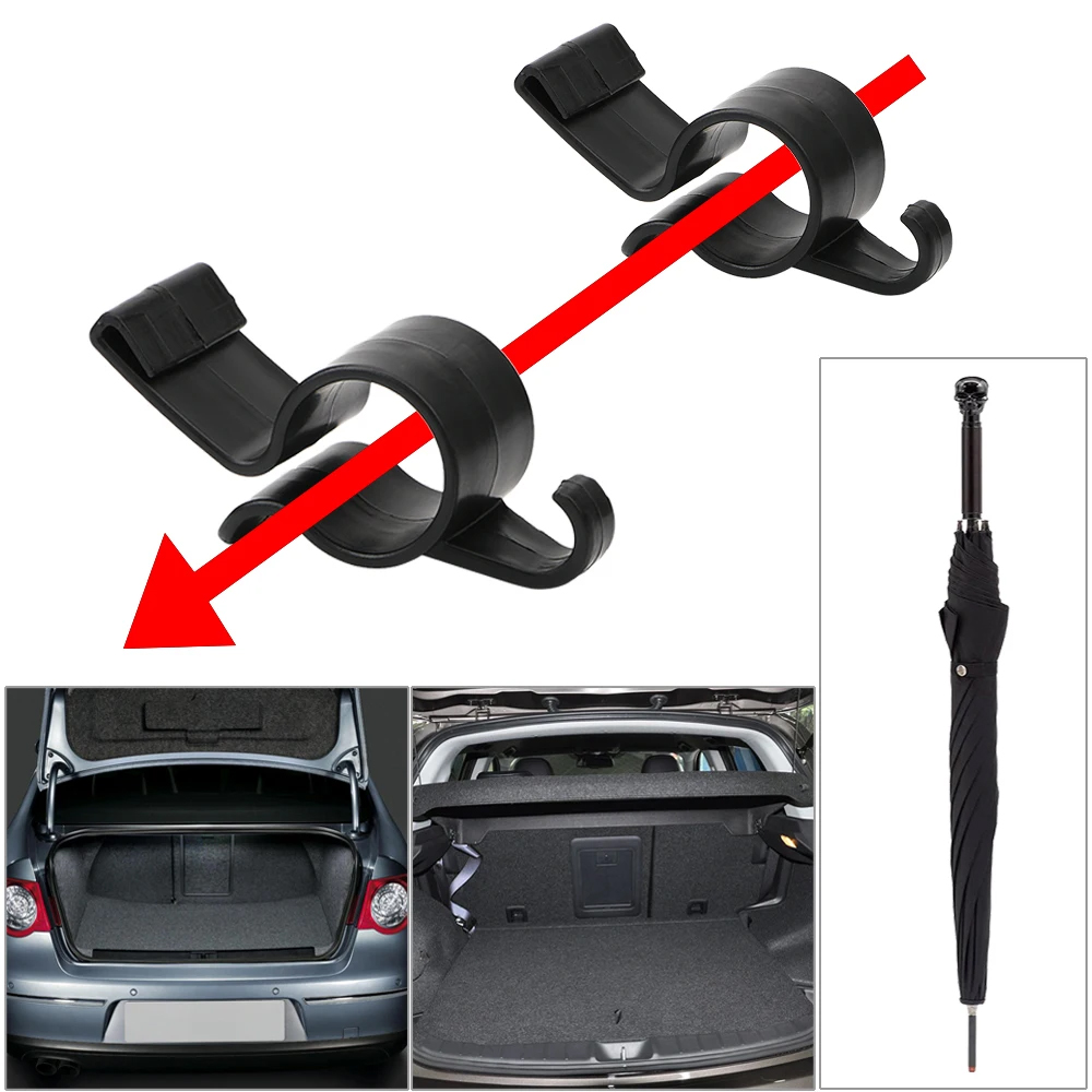 1/2 stks/set Kofferbak Paraplu Houder Organizer Clip voor Auto