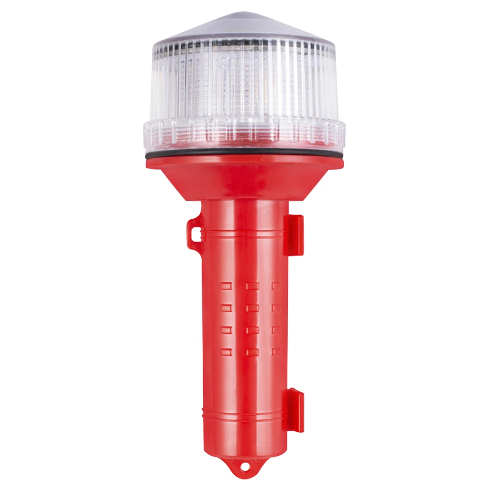 Solar Charging LED Portable Flashlight 2KM Visual Distance Multifunctional Signal Light 65 Degree Anti-Fog for Marine Navigation