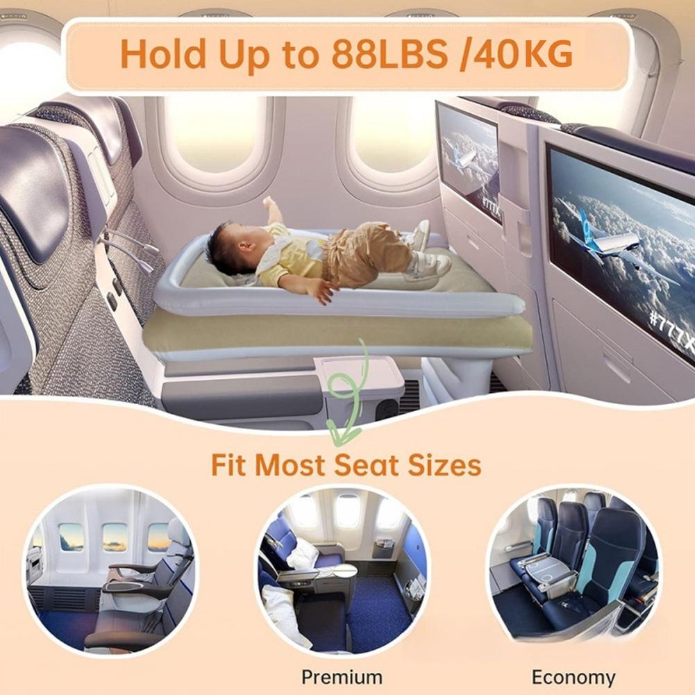 Nuevo colchón inflable cómodo para dormir para bebé, colchón de aire flocado ligero Universal para viajes y acampada al aire libre para coche para niños