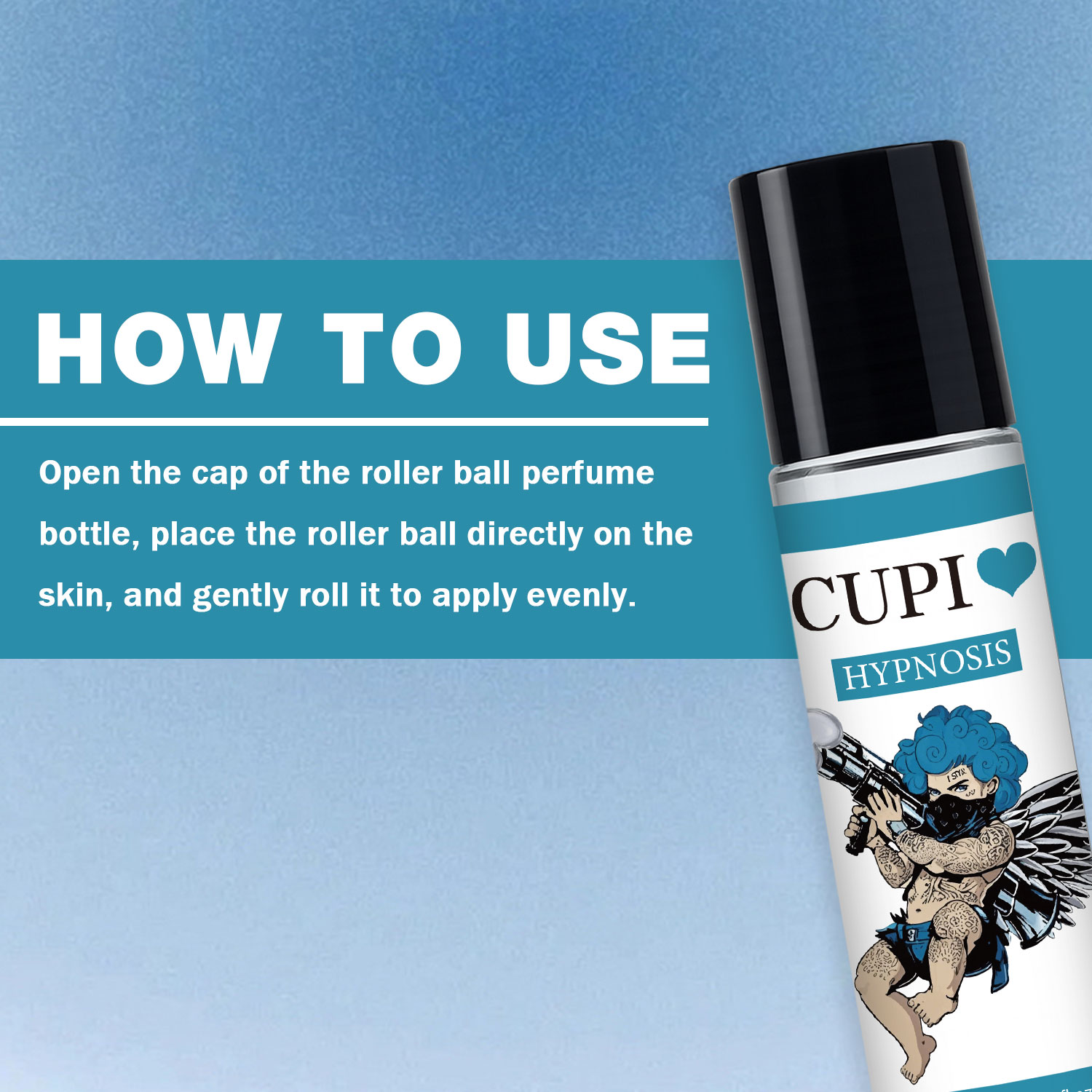 10ML Cupido's Hypnose Roll-on Deodorant Verwijder Geuren Feromoon Keulen voor Mannen Langdurige Geur Reisformaat