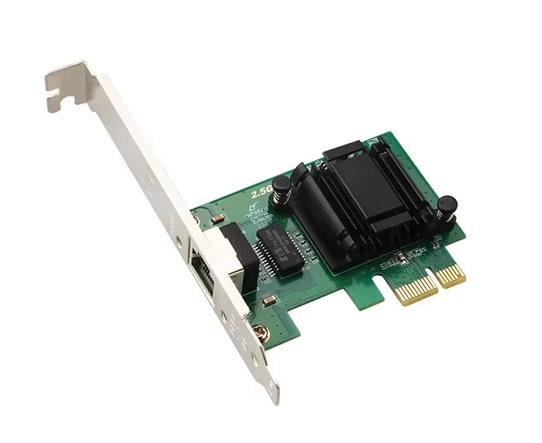 2.5G i225 PCIE To RJ45 Network Card 100/1000/2500Mbps RJ45 Interface LAN Etherent Gigabit Adapter For PC/Desktop