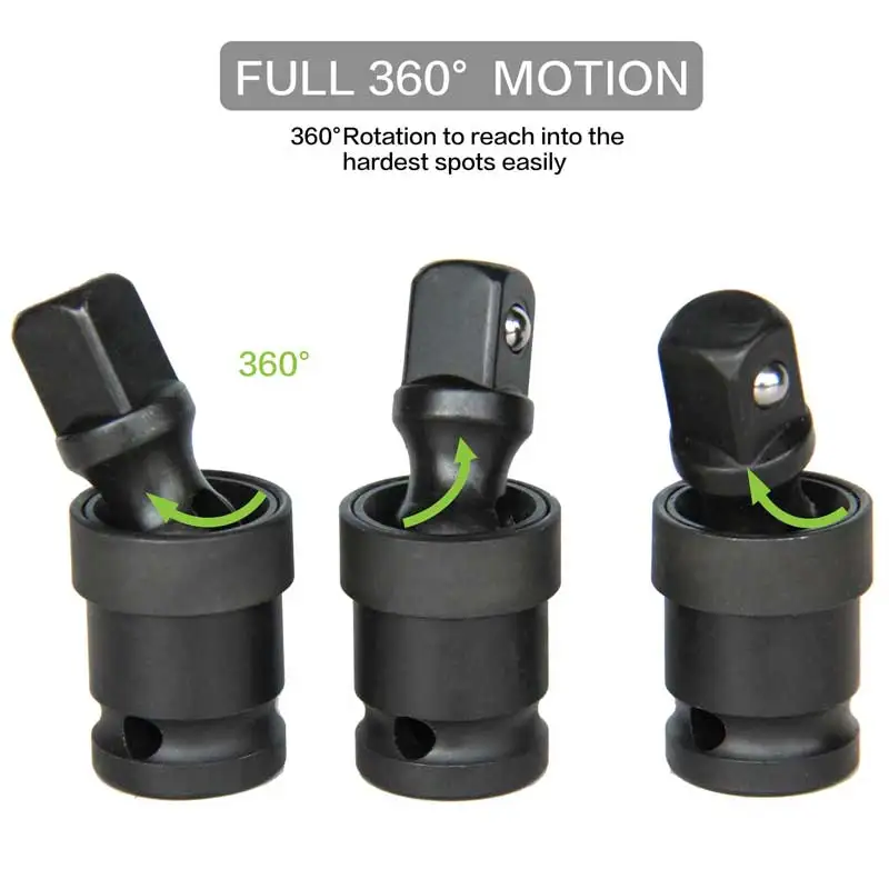 360 °   Schwenkbarer Luftkanonen-Adapter – universelle pneumatische Steckschlüsselverbindung für Schlagschrauber, Bohrmaschinen und Industriewerkzeuge (langlebiges Design)