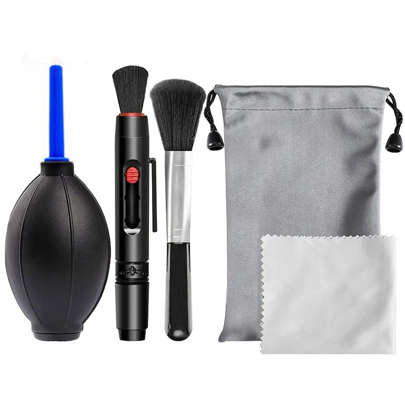 Slr – ensemble de nettoyage d'appareil photo numérique sans miroir, pour écran d'ordinateur portable, clavier, soufflage d'air, adapté au ensemble de nettoyage de tissu d'objectif Canon Nikon