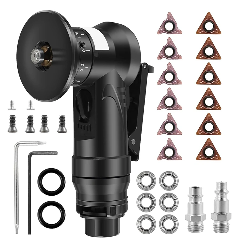 Herramienta de biselado neumática, desbarbado de Metal de 45 grados, máquina de biselado, Kit biselador de borde de arco