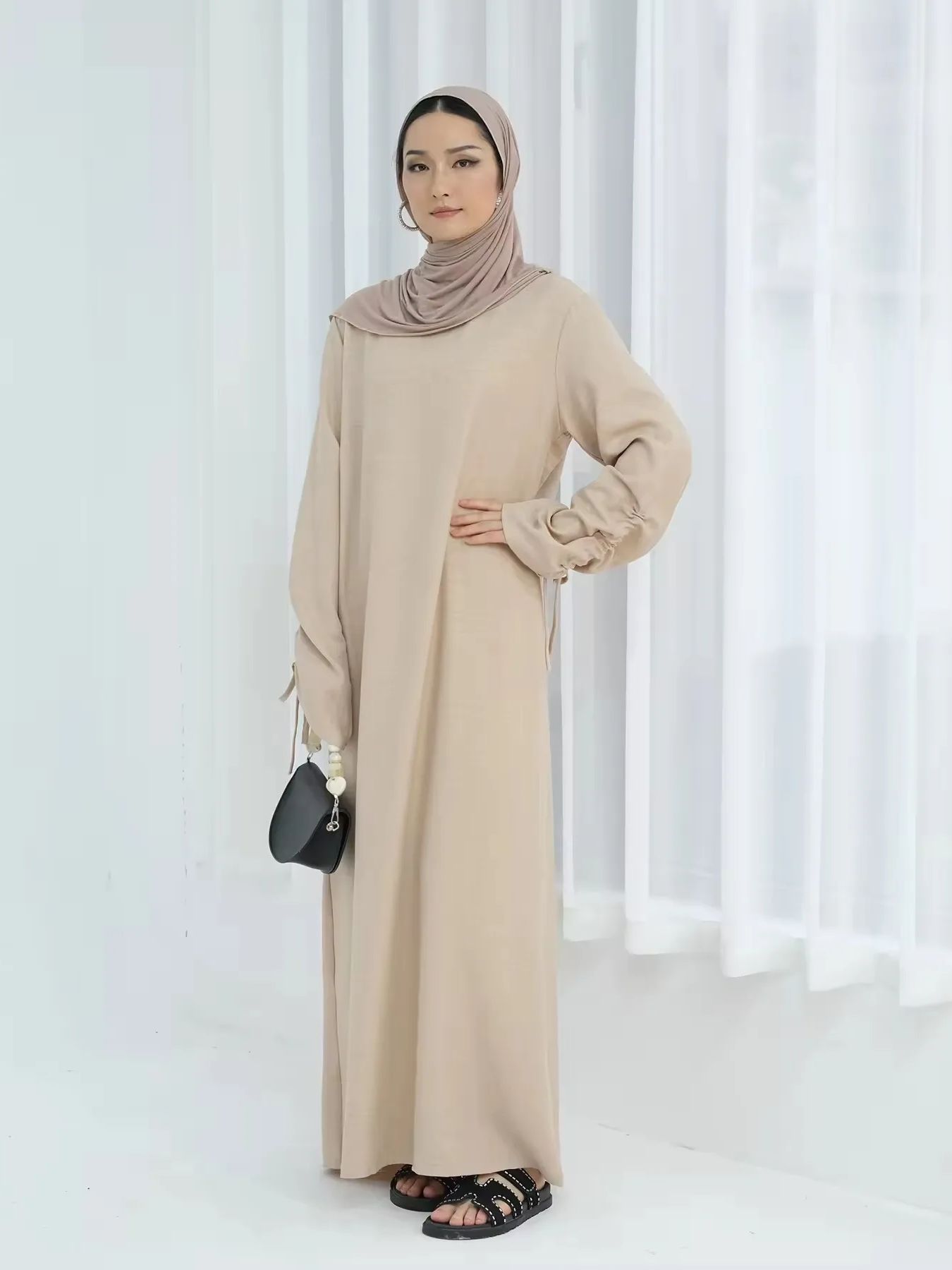 女性のカフタイのイスラム教徒のドレス,女性のアバヤ,最新のファッション,崇拝サービス,yari, wy2061