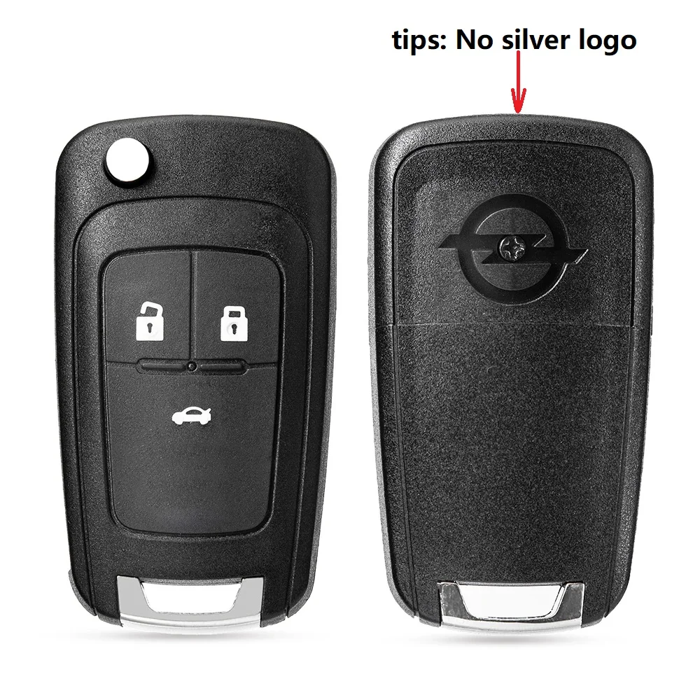 2 3 Buttons Flip Folding Remote Key Case For Opel Vauxhall Corsa Astra Vectra Zafira Omega HU100 Uncut Blade