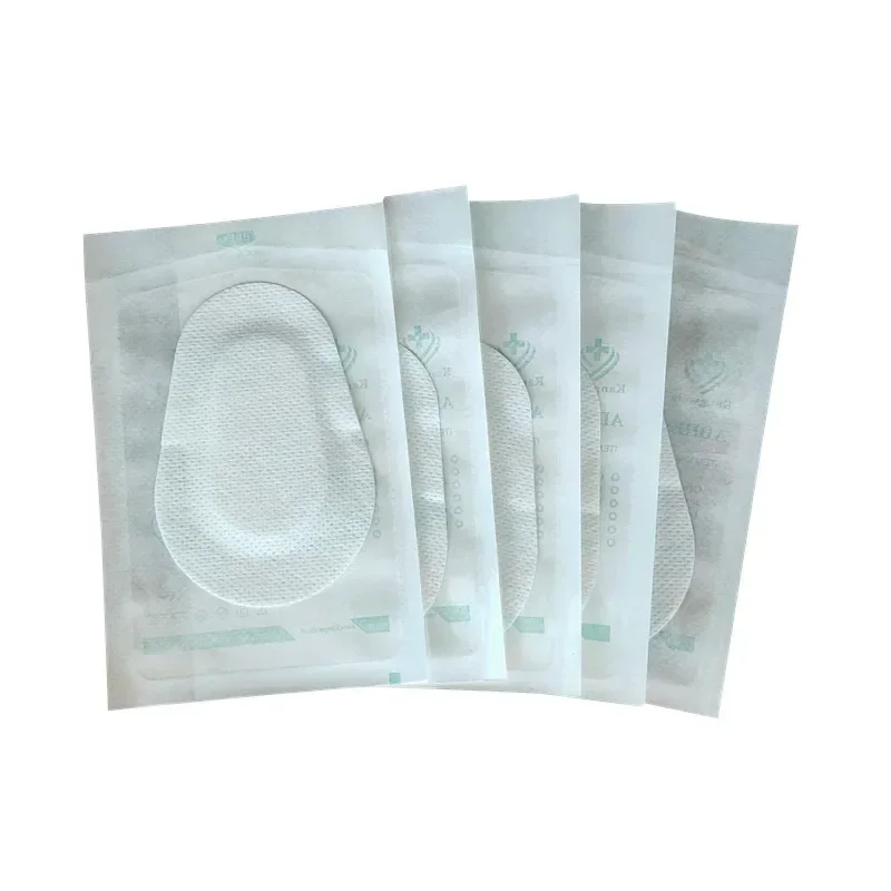 10 Stück große sterile Vlies-Augenpads, Pflaster, selbstklebende Bandagen, Wundverbände für Erwachsene, Erste-Hilfe-Wundhämostase