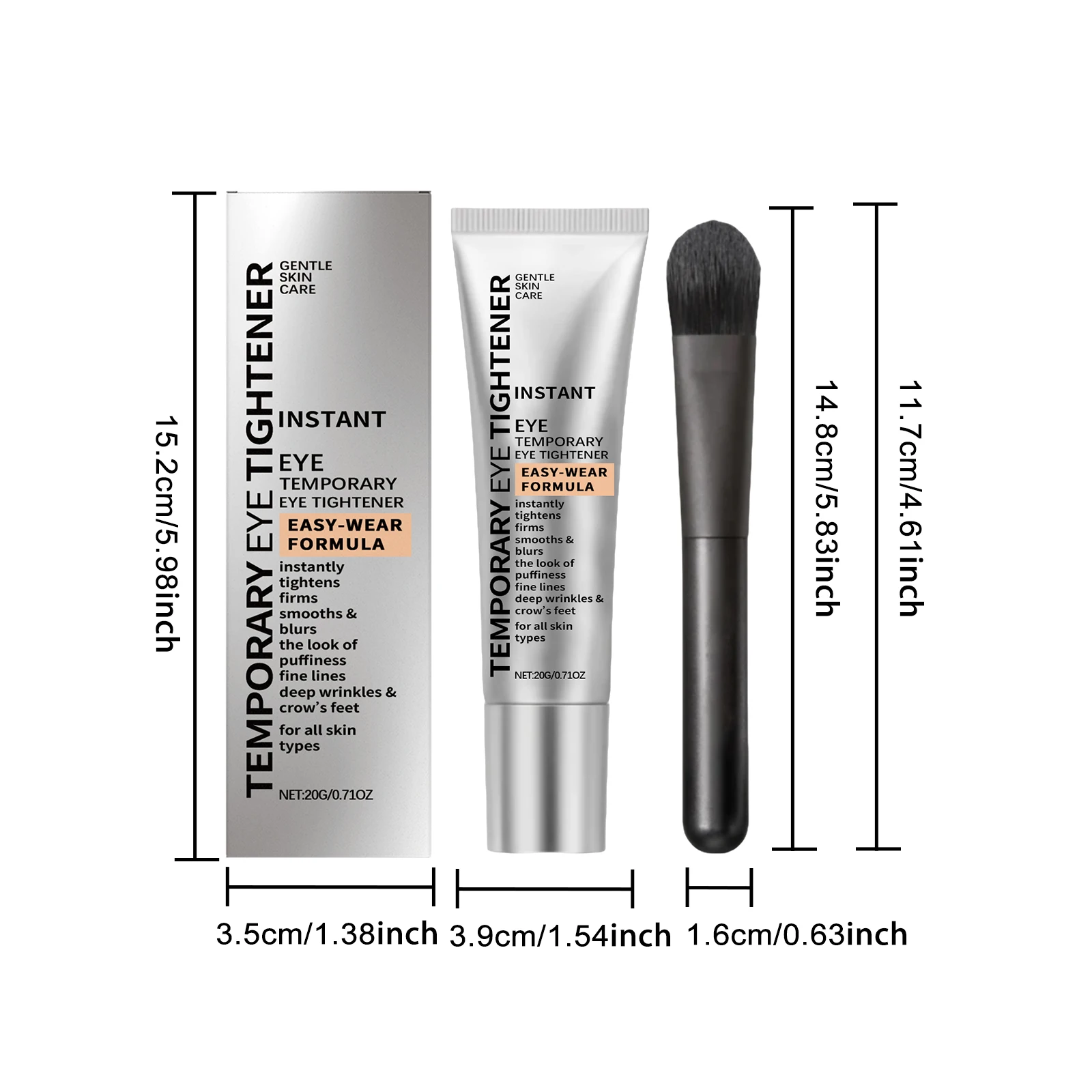 Instant Firm Eye Tightener Cream Lightens Fine Lines Dark Circles Reduces Puffiness Eye Cream Lifting Nourishing Eye Care Cream