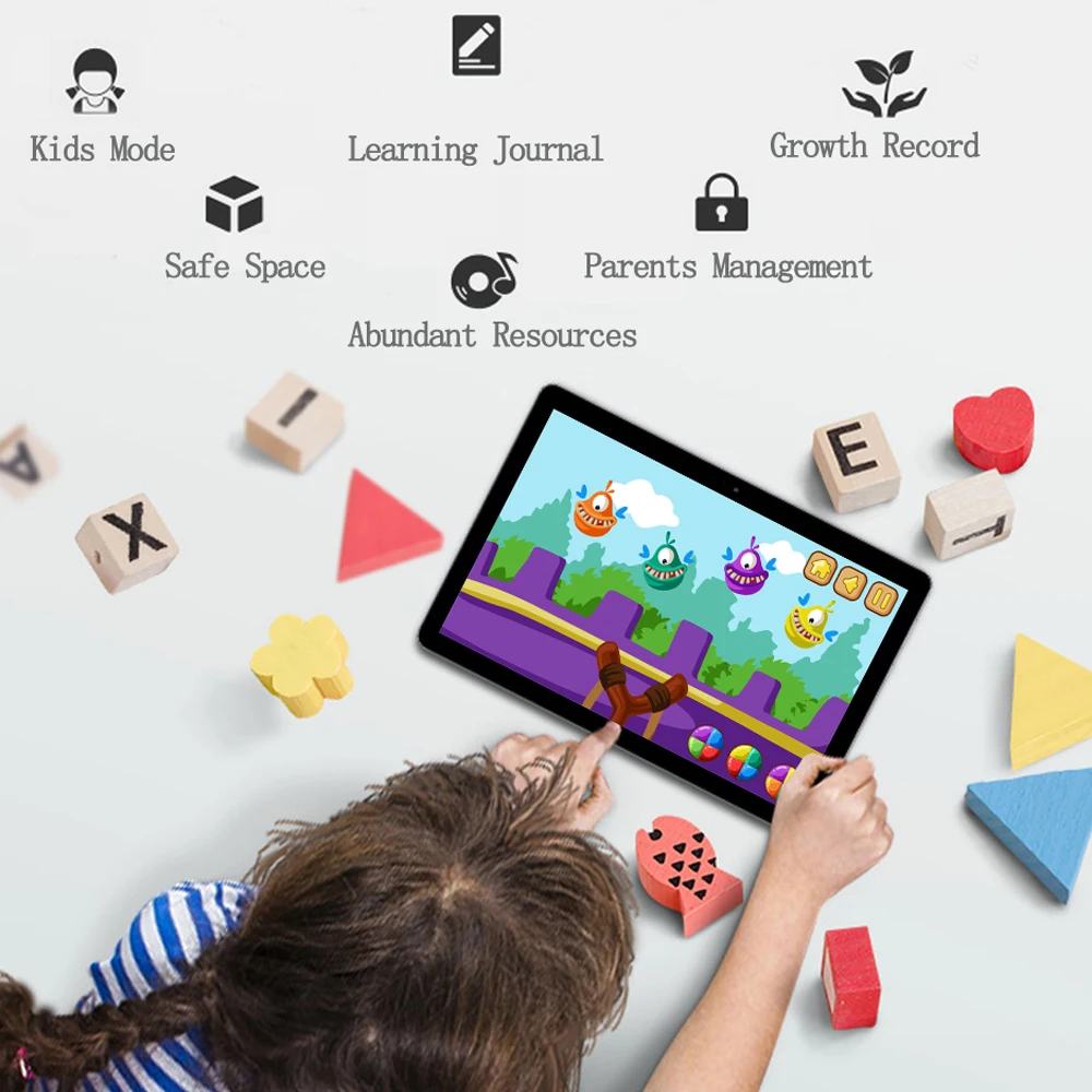 2025 nova versão global 10 Polegada android tablet pc google play 4gb ram 64gb rom octa núcleo 3g chamada telefônica dupla sim wifi comprimidos