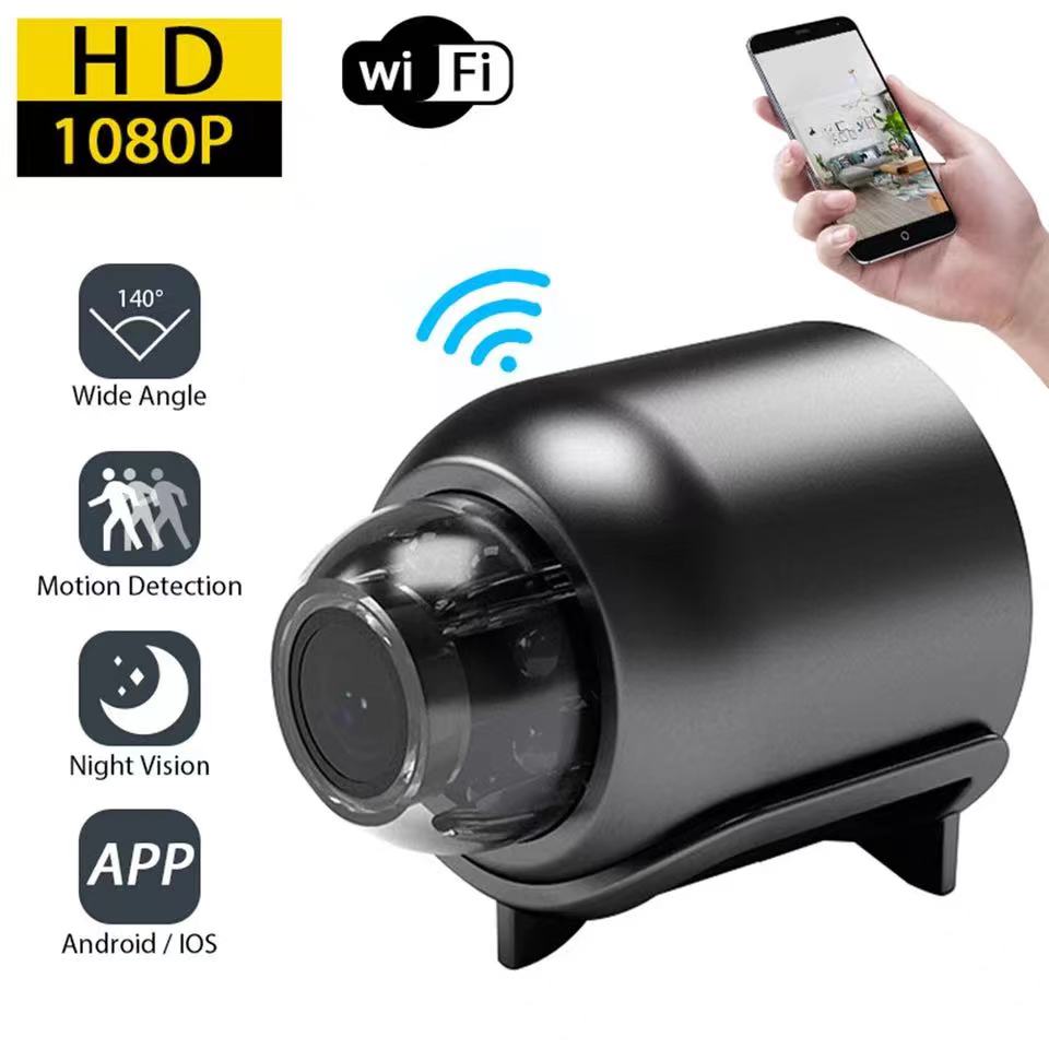 ミニカメラ 1080P HD WiFi ワイヤレス HD ナイトビジョンカメラホーム X5 リモートカメラ子供ペット安全監視