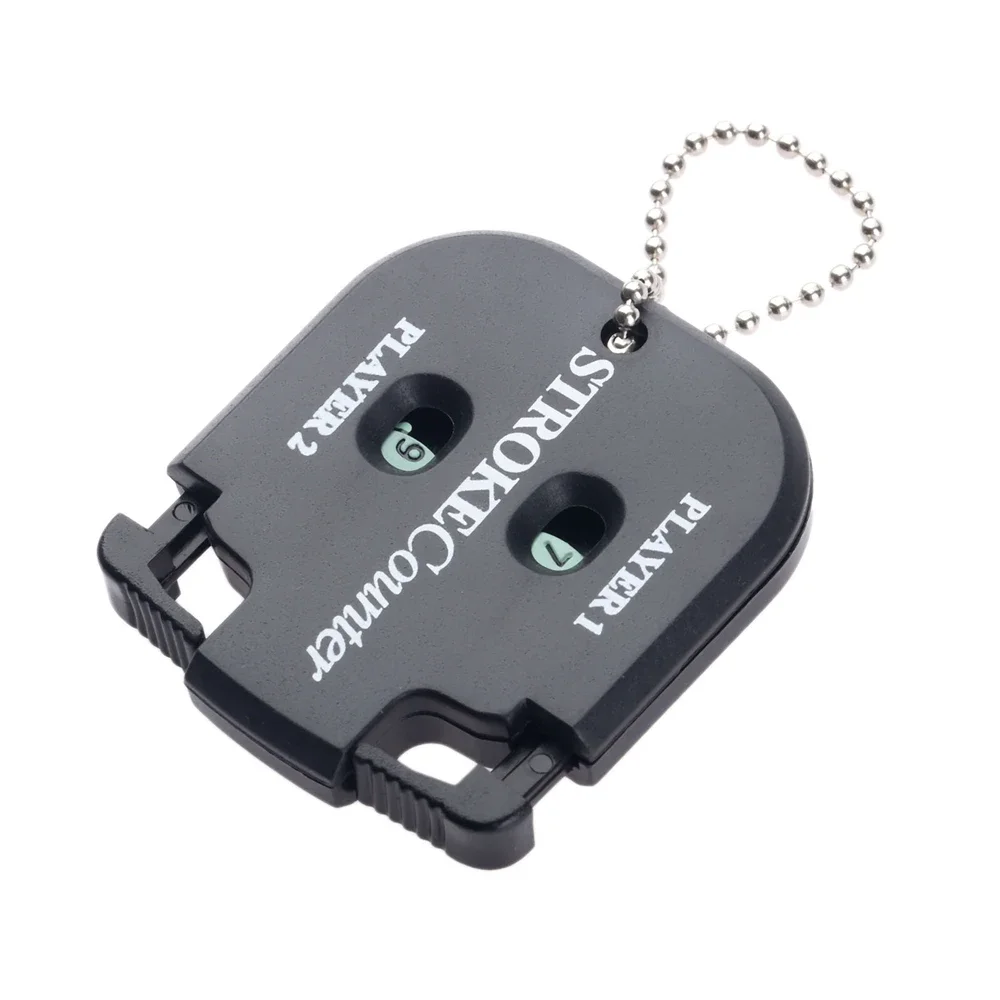 Golf Ball Strike Count Mini Portable Putting Score Counter Double Digit Scorer with Keychain Golf Accessories Golf Training Aid