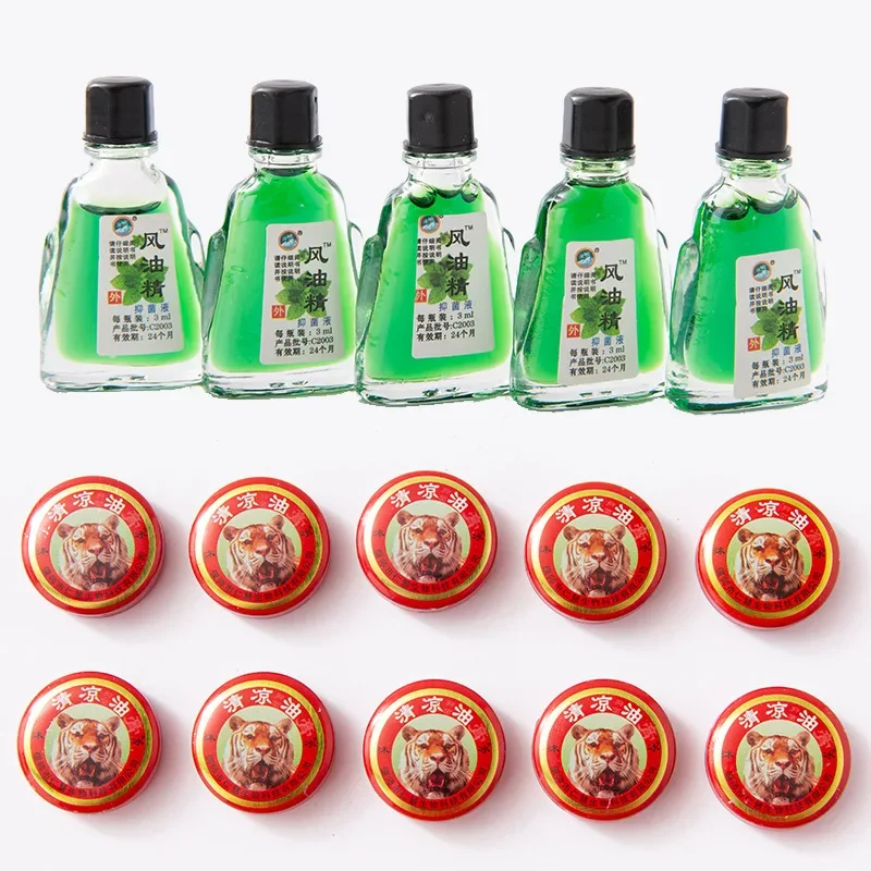 Clssic aceite Roll-on Tiger bálsamo esencial refrescante, previene Mosquitos, picaduras, alivia mareos, dolores de cabeza, mareos, movimiento, 3 ml, 12 ml, 15ml