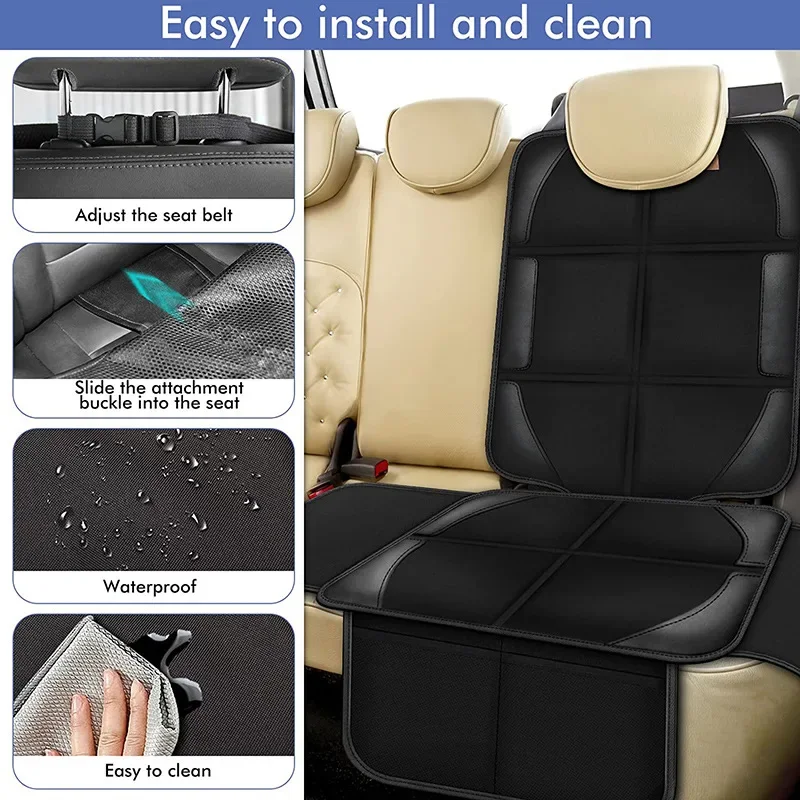 Capa de assento do bebê interior assento de carro capa protetor universal capa de assento automático para o bebê crianças brinquedos de armazenamento anti risco