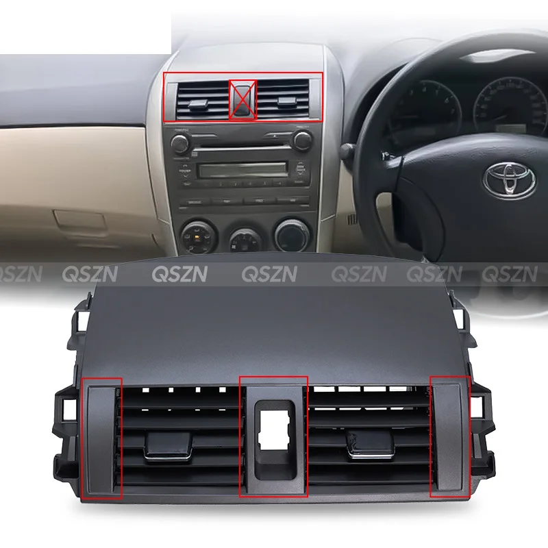 Car AC Air Vent Outlet Panel Grille Cover Air Conditioning For Toyota Corolla Altis E15 2007 2008 2009 2010 2011 2012 2013